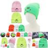 Stylish Cartoon Expression Embroidered Pullover Hat For Cold Weather Protection