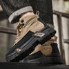 Outdoor Men Casual Sneakers Breathable Walking Hiking Shoes Quanlity Man Work Shoes Platform Ankle Boots High Top Sport Footwear