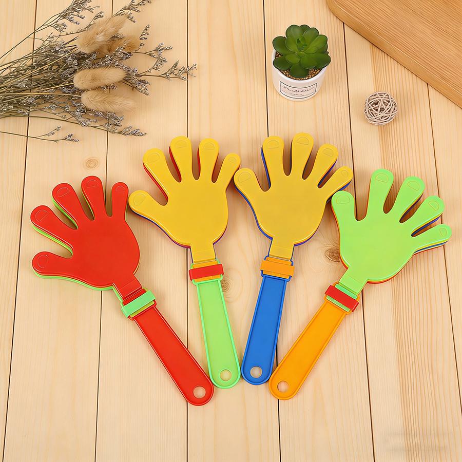 10pcs Plastic Hand Clappers Festive Noise Makers for Birthday Parties Sports Events & Celebrations Party Supplies Small Gifts