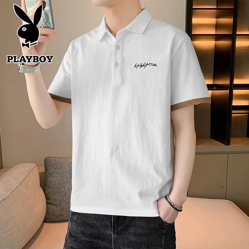 

PLAYBOY Men s Short Sleeve Polo Shirt XL