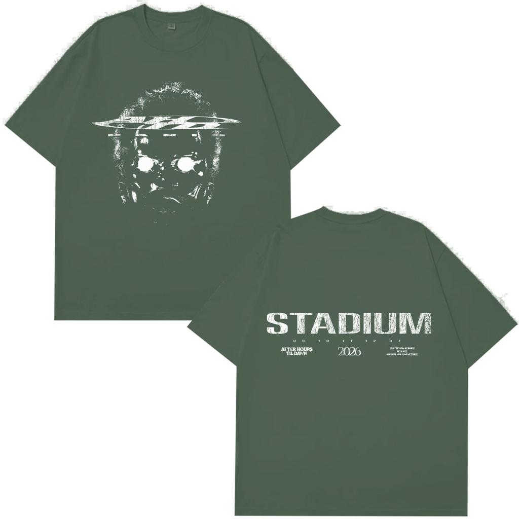 The Weeknd After Hours Til Dawn Tour 2026 T Shirts Unisexs Vintage Fashion Clothing Tshirt Hip Hop Short Sleeve Cotton Tshirts