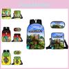 Game Cartoon Minecraft Character Printed Children Large Capacity Backpack