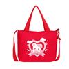 Fashionable Nylon Kids Handbag Featuring Cute Bear Print And Breathable Design