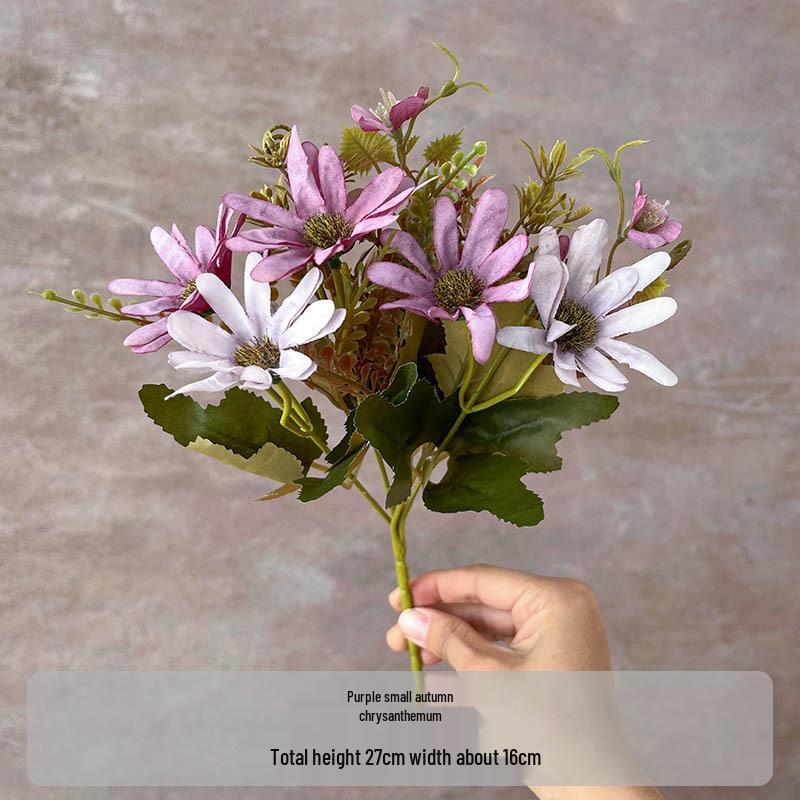 Flori Artificiale Seria Violet: Floral Decorativ Elegant pentru Casă, Nuntă, Cameră Model și Decor Moale.