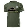 Bundeswehr PzBtl Armoured Force Leo1 Leopard 1A5 Tank T Shirt Short Sleeve 100 Cotton Casual Tshirts Loose Top Size S3XL