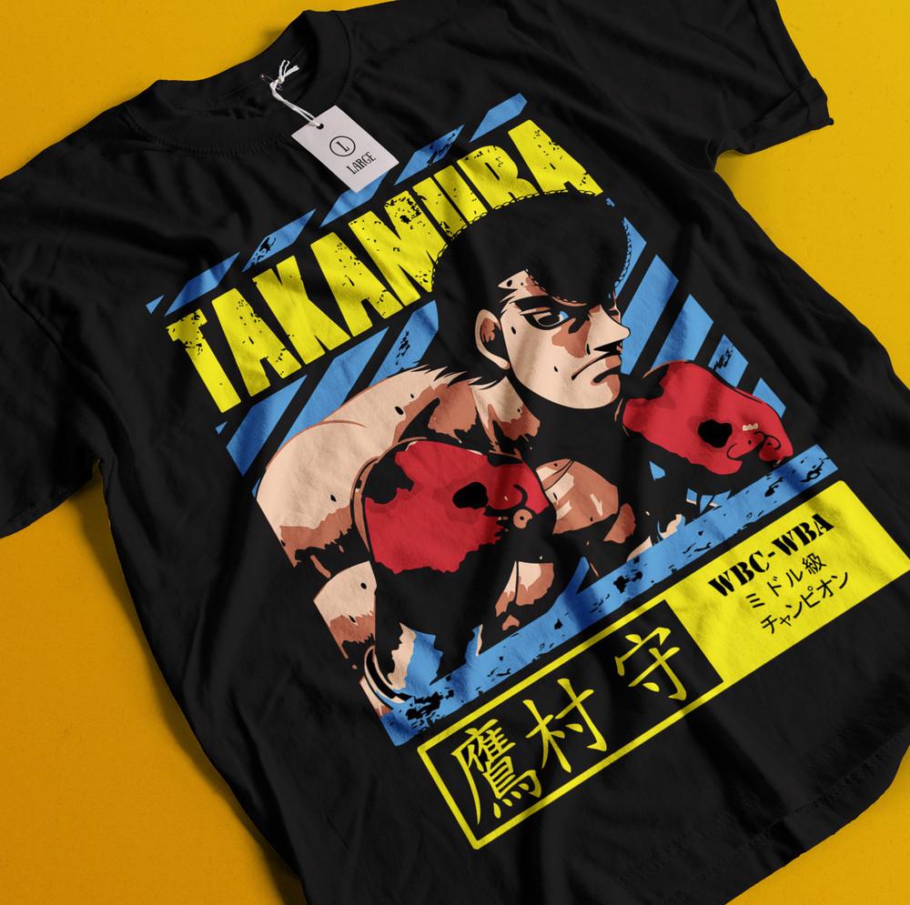 

Hajime No Ippo T-Shirt Makunouchi Shirt Mamoru Ichiro Miyata Tshirt Ryo Mashiba L