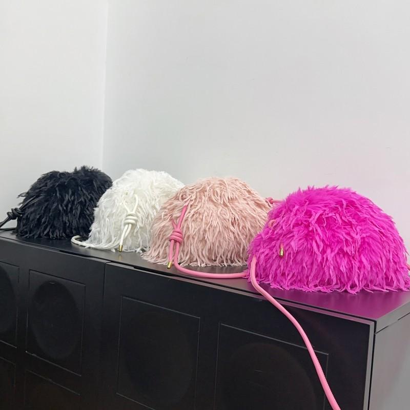 2025 Fall Plush Cloud Underarm Bag Cute Fuzzy Clutch Daily Use