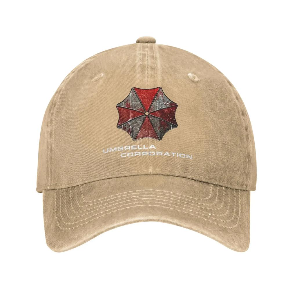 Washed Baseball Cap Resident Evils Summer Trucker Hat For WoUnisex Unisex Umbrella Corporation Fashion Outdoor Sun Baseball Caps