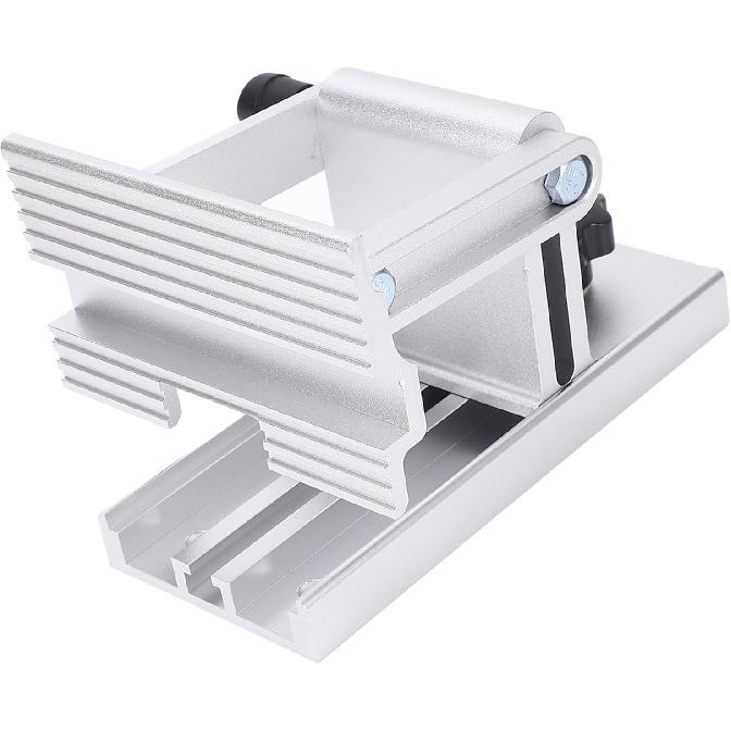 Adjustable Replacement Tool Rest Sharpening Jig Metal 6in 8in Bench Grinder Sharpening Jig (Silver)