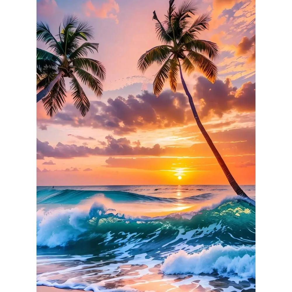 

DIY полная круглая алмазная живопись вышивка крестиком 3D милые животные домашнее декоративное искусство Пейзаж алмазная живопись 5d алмазная живопись Full Square 25X37.5CM