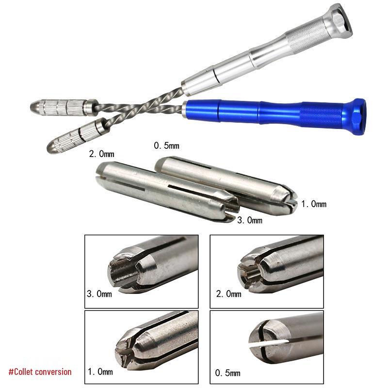 Mini Hand-Twist Drill for Gold, Diamond, Amber, and Bodhi Hole Punching