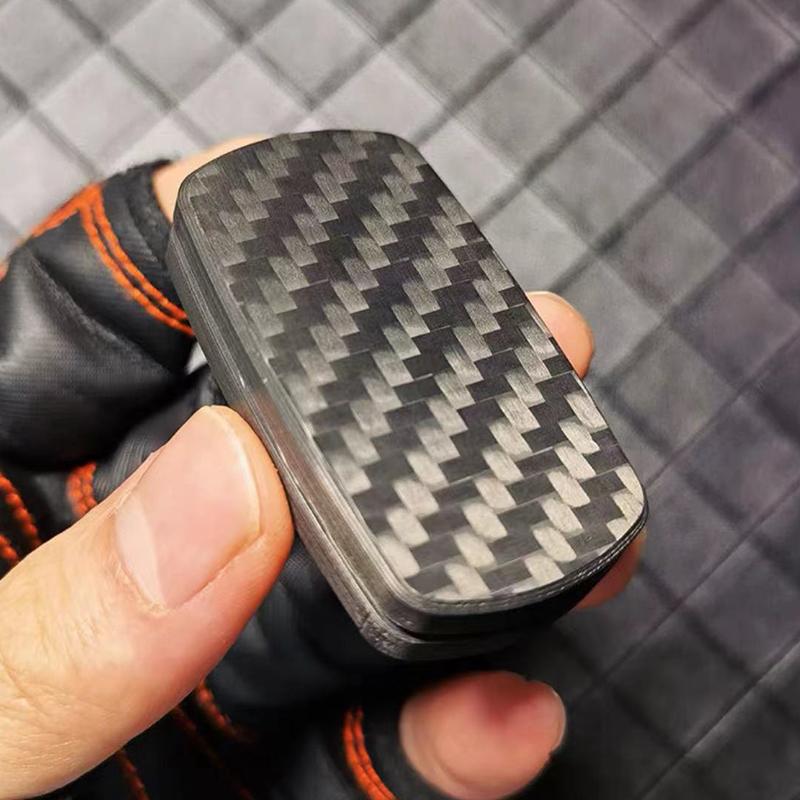 Carbon Fiber EDC Fidget Slider Adults Push Slider Fidget Toys EDC Stress Relief Antistress Hand Spinner ADHD Autism Sensory Toy