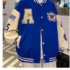 Jachetă de baseball brodată în stil retro american de colegiu pentru tineri
