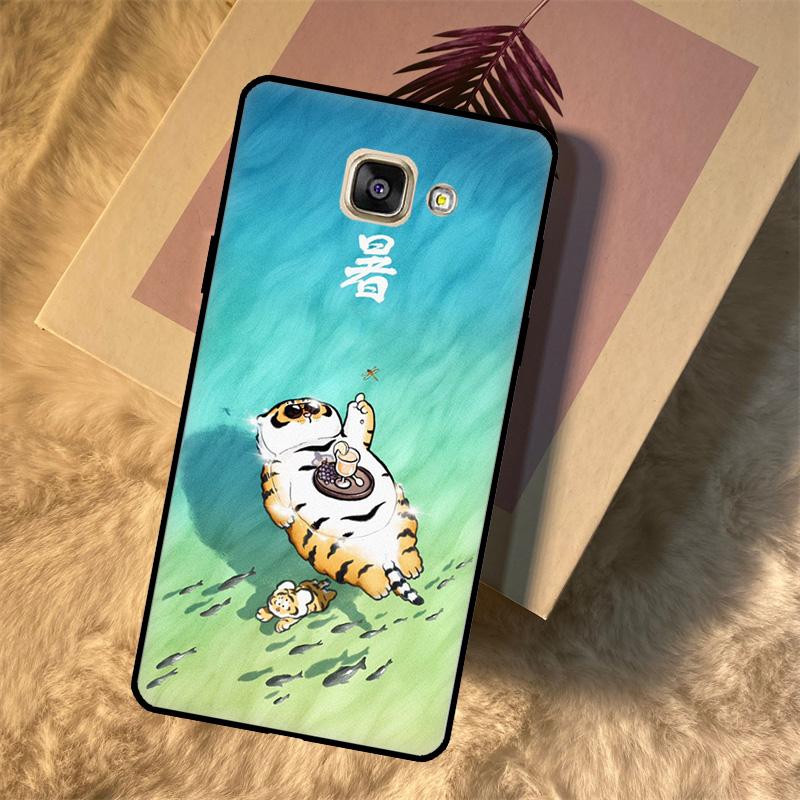 Cartoon Fat Tiger Case For Samsung Galaxy M15 M35 M55 M11 M14 M34 M54 M31 M13 M53 M51 M12 M32 M52 M16 M36 M56
