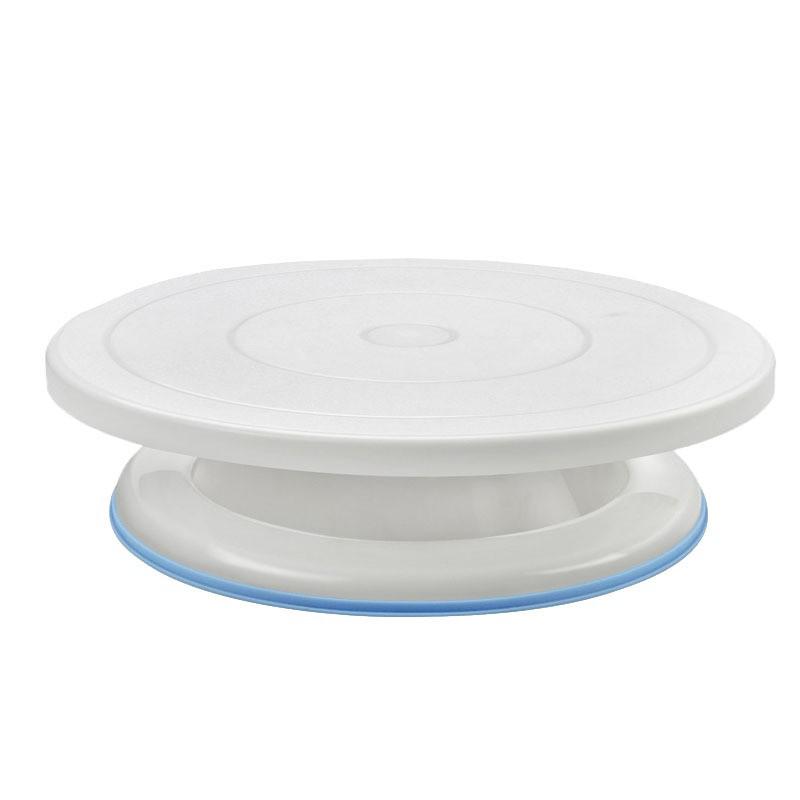 Special Cross-Border Cake Decorating Turntable with Non-Slip Strip - Plastic Rotating Cake Stand Baking Tool