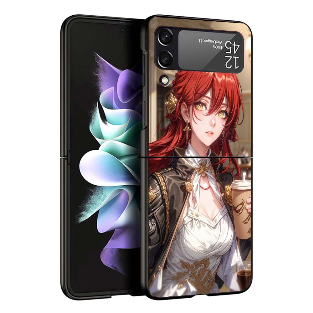 Honkai Star Rail Himeko Phone Case For Samsung Galaxy Z Flip7 Flip6 5G Flip5 Flip4 Flip3 ZFlip 7 6 3 4 5 Shockproof Back Cover G