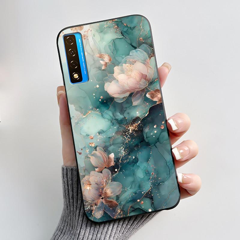 Casing For TCL 20 20S 20 Pro 5G 20L Plus 20L+ Case Luxury Dragon Cute Cool Boys Girls Black Soft Silicone Phone Case Back Cover