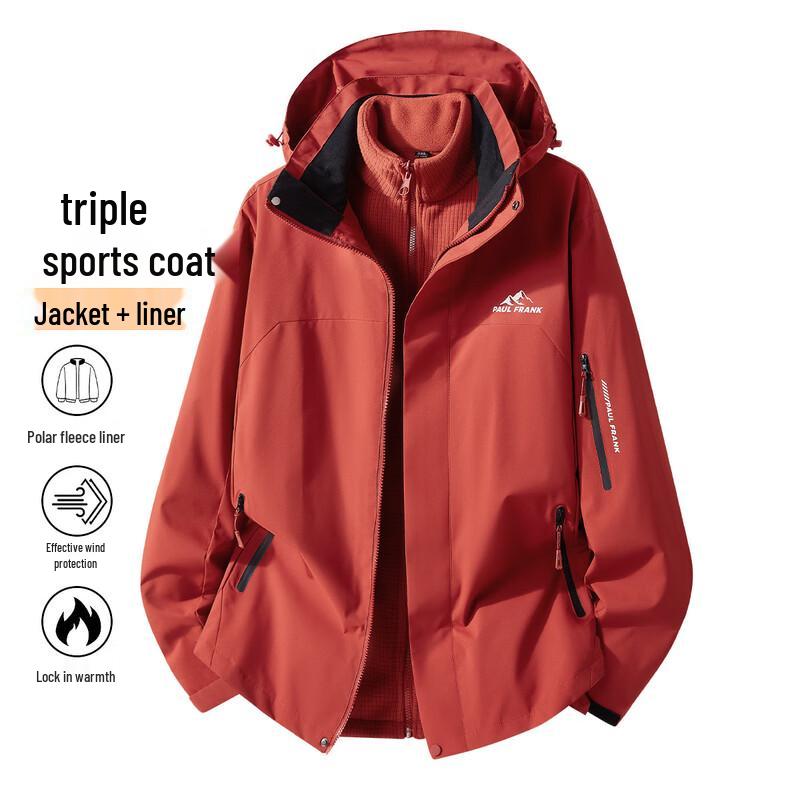 Paul Frank Unisex 3-in-1 Hiking Jacket 3XL