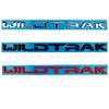 WILDTRAK Επίγραμμα Γραμμάτων Σήμα Ταιριάζει σε Ranger Αυτοκίνητο Πίσω Ουρά Λογότυπο Κάλυμμα Εξατομικευμένο Αυτοκινήτου Τροποποίηση Διακοσμητικό Αυτοκόλλητο Αξεσουάρ