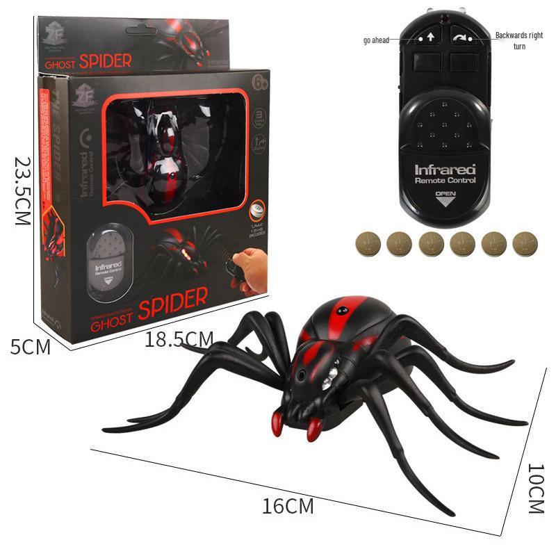 Bionic Remote-Controlled Animal Toy: Cockroach, Centipede, Frog, Crab, Prank Spider, Boa Constrictor, Mouse.