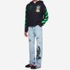 OFF WHITE Golden Ratio Graphic Zip Up Hoodie OMBE001R20E300141088