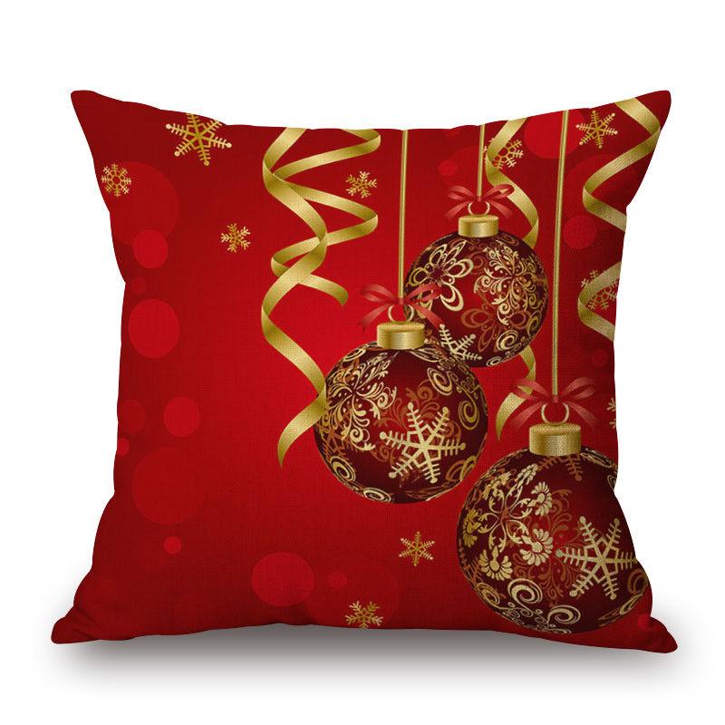 Classic Merry Christmas Xmas Gift Designed Throw Pillow Case Cover Cushion 18 X 18 Inch Ideal For Holiday Cheer And Comfort
