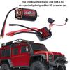5 Slot 550 Brushed Motor 80A ESC Combo Set RC Car Accessories for 1 10 RC Crawler Car(12t80A )
