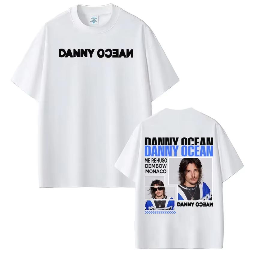 Rapper Danny Ocean Album 2026 Tour Graphic Tshirt Men Women Hiphop Tshirt Summer pure Cotton Gothic Punk Casual Streetwear