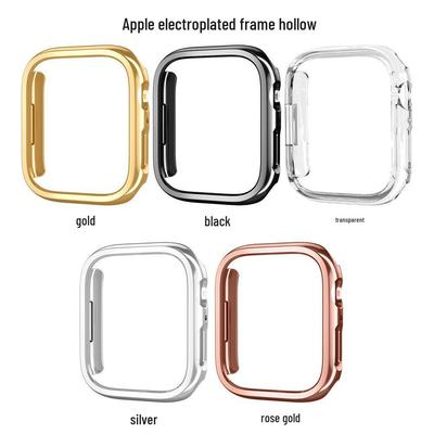 Marco de Caja Protectora Hueca Electrochapada para Apple Watch