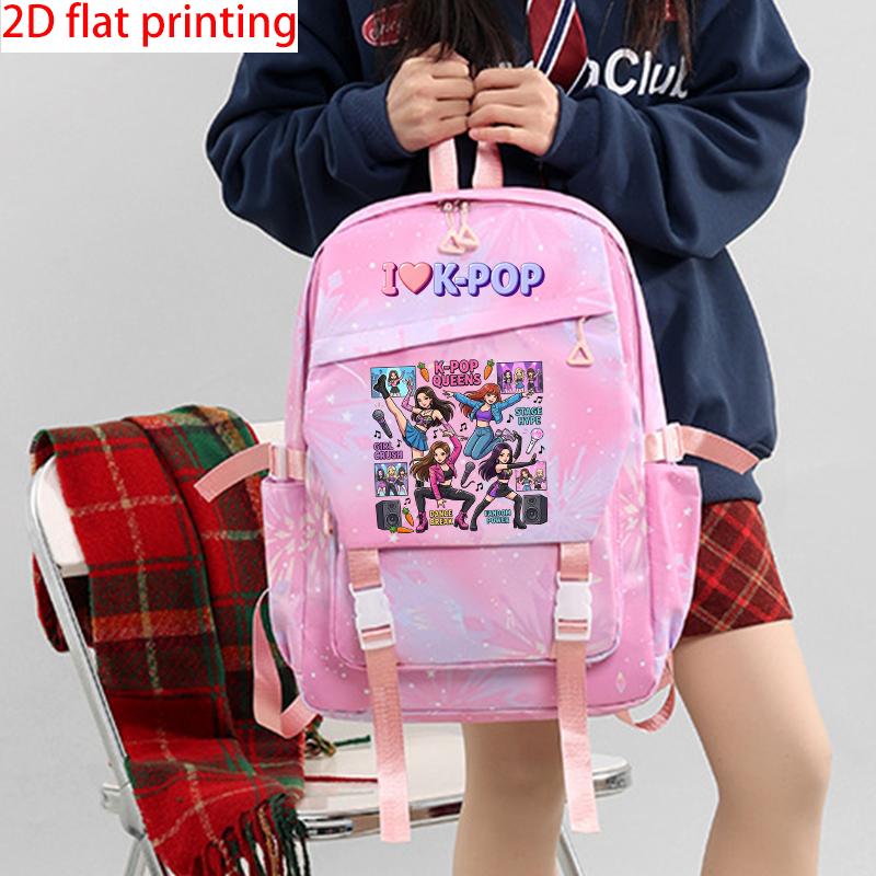 3PCS Numbered 6&7 Pattern Knapsack Set | The Perfect Choice for School & Journey With Premium Quality Materials