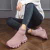 Unisex Sneakers Atmungsaktive hochelastische Socken Dicke Sohle Erhöhen Sportschuhe Damenschuhe