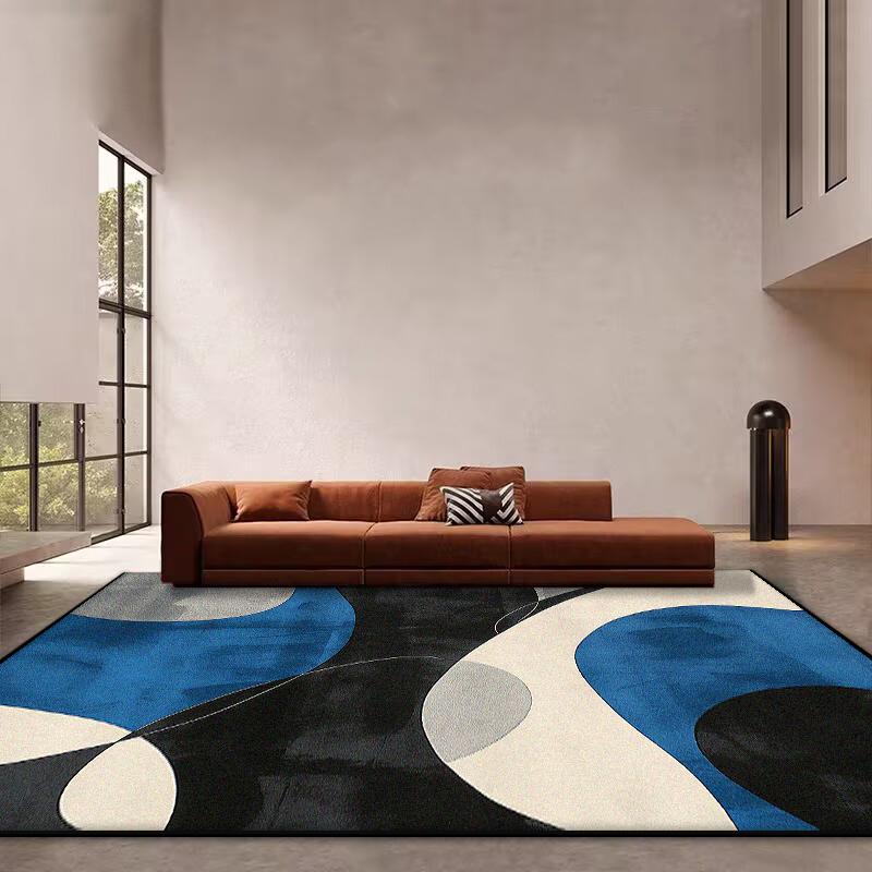 

Современные геометрические ковры для украшения гостиной, диванные ковры большой площади для дома, коврики для спальни, мягкий нескользящий коврик для детей 60*90cm