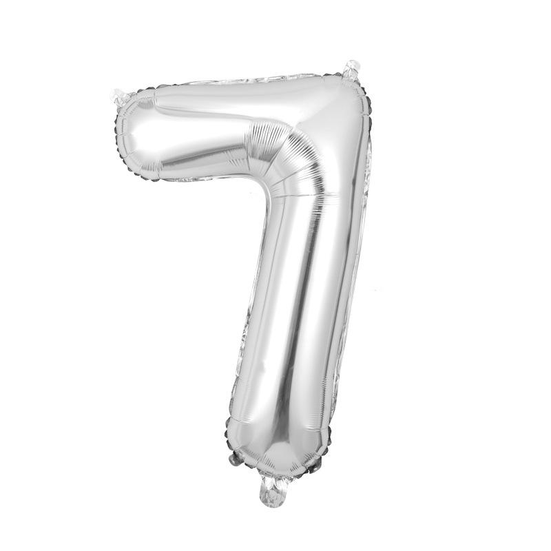 32-Inch Digital Balloons Numbers 0-9 Birthday Par Decoration Wedding Ceremony Room Arrangement Festival Celebration Supplies