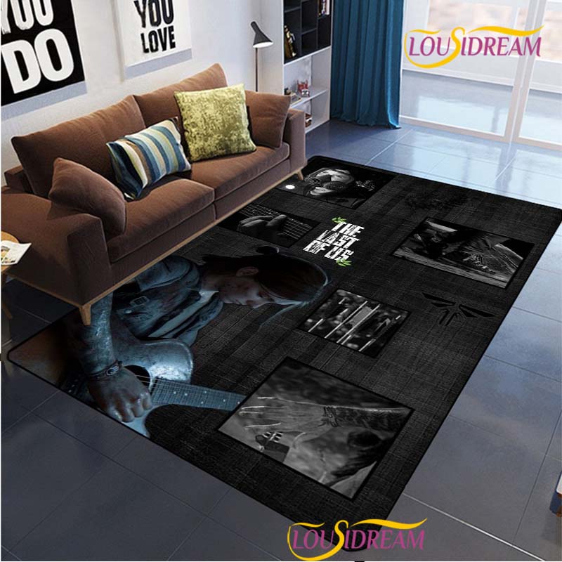 2026 Last Of Us Carpet for Living Room Bedroom Rug Kids Kitchen Door Unslip Floor Mat Birthday gift photography props Alfombra Rug