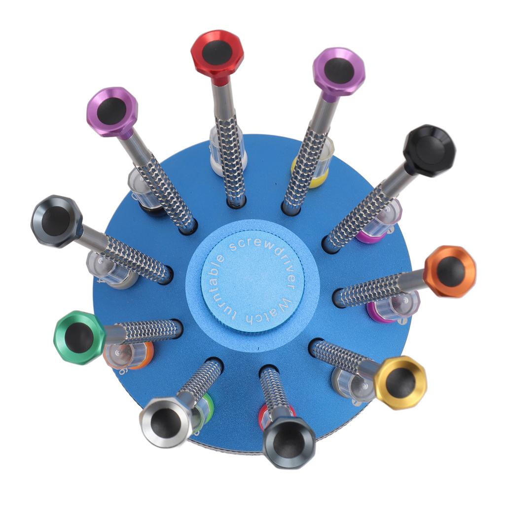 10pcs Professional Slotted Screwdriver Kit Multi Size Screwdriver Set with 20pcs Blades for Eyeglasses
