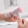 3D Double Side Face Washing Brush with OFT Fur Silica Instrument for Home Based Manual Face Clean and Pores Deep Cleanin