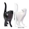 Stylish Cats Sculpture Modern Artistics Decors Resins Animal Statue for Home Entryway Desk or Bookshelves Display