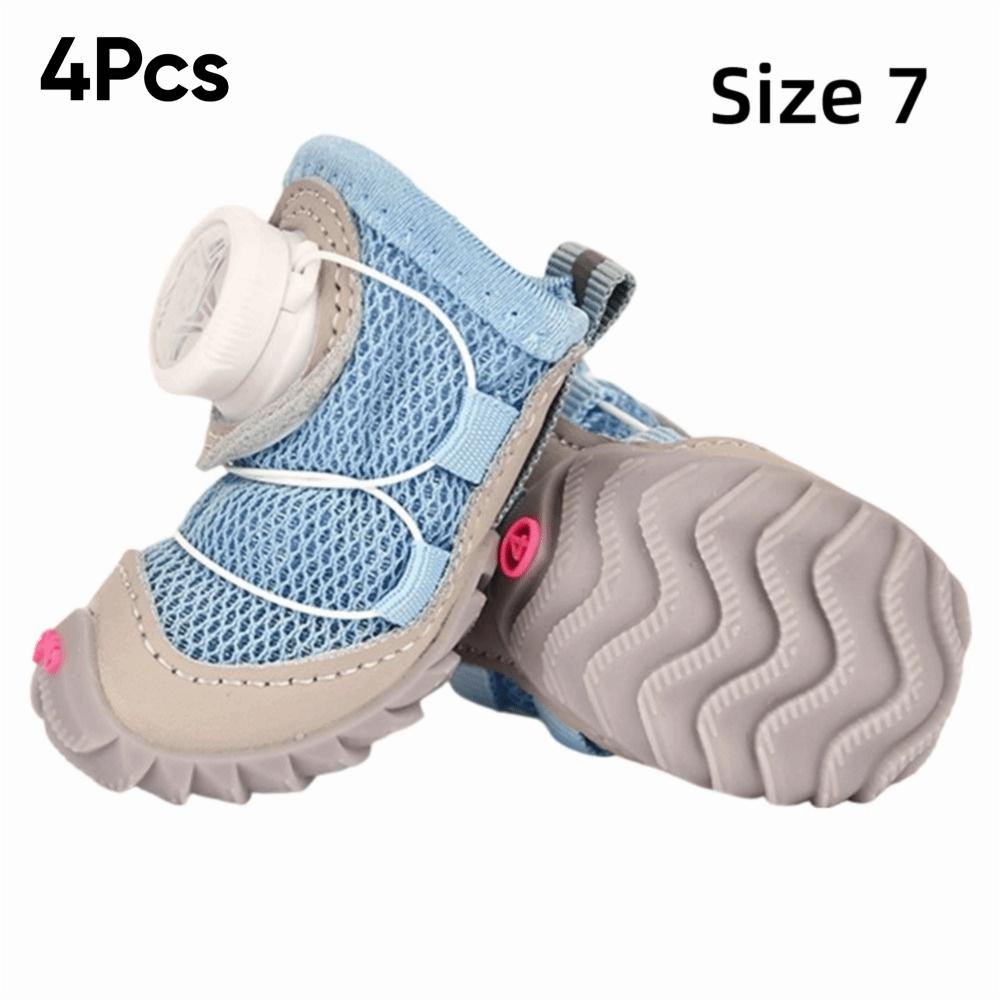 Comfortable Waterproof Dog Shoes Anti-Slip Soles Breathable Dog Boots Light Weight Paw Protectors Dogs Accessories