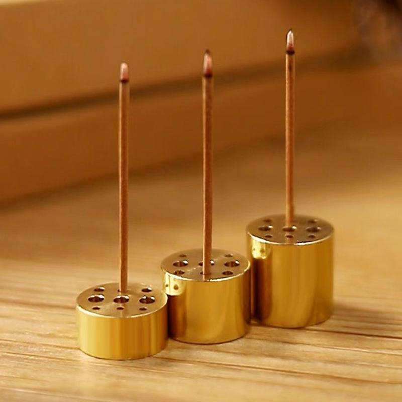 1pc 9-Hole Incense Holder Universal Incense Stick Burner Base For Spiritual Prayer Meditation Home Office Decor