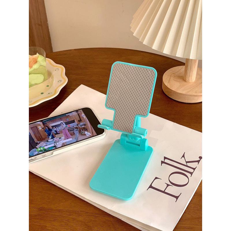 Universal Foldable Desktop Phone & Tablet Stand - Portable Telescopic Holder for Live Streaming and Video. Desktop Phone Stand