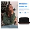 DECHOUS Microphone Storage Bag, Wireless Microphone Hard Case Suitcase Carry Bag, Foam Microphone Case, Handheld Microphone Carrying Bag, Studio Hard