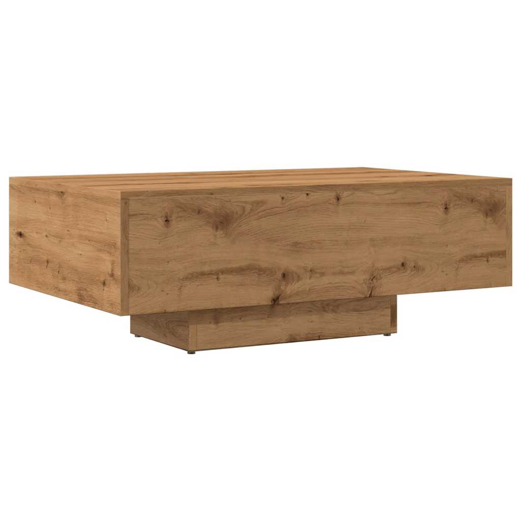  Coffee Table, Artisan Oak 85x55x31 Cm, Wood-based Material