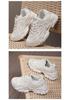 Women's Black Non-Slip Height-Increasing Sports Shoes - Fashionable, Comfortable, Versatile, Thick Sole for Spring/Autumn