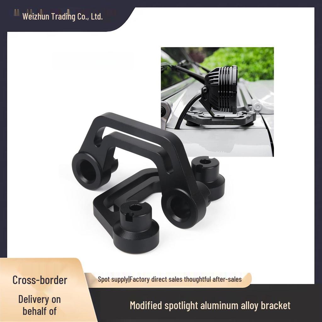 JL Wrangler 18-23 A-Pillar Spotlight LED Auxiliary Bracket for High-Brightness Headlight