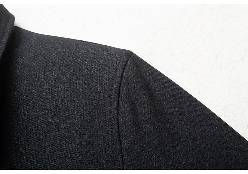 Men's Winter Casual Button-Up Jacket - Middle-Aged & Elderly Fashionable Lapel Top