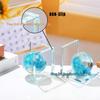 Creative Crystal Bookends for Study Rooms - Stylish Desk Accessories and Home Decor