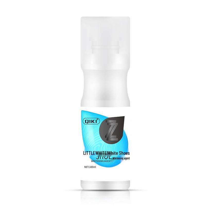 Domain King White Shoe Cleaner & Whitener with Brush - Maintains Sneakers, Sports Shoes, and Edges