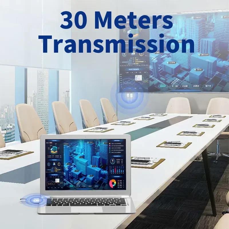 5.8G 1080P 30M Wireless HDMI-Compatible Video Audio Transmitter Receiver Extender Display Adapter Dongle For TV Box Monitor