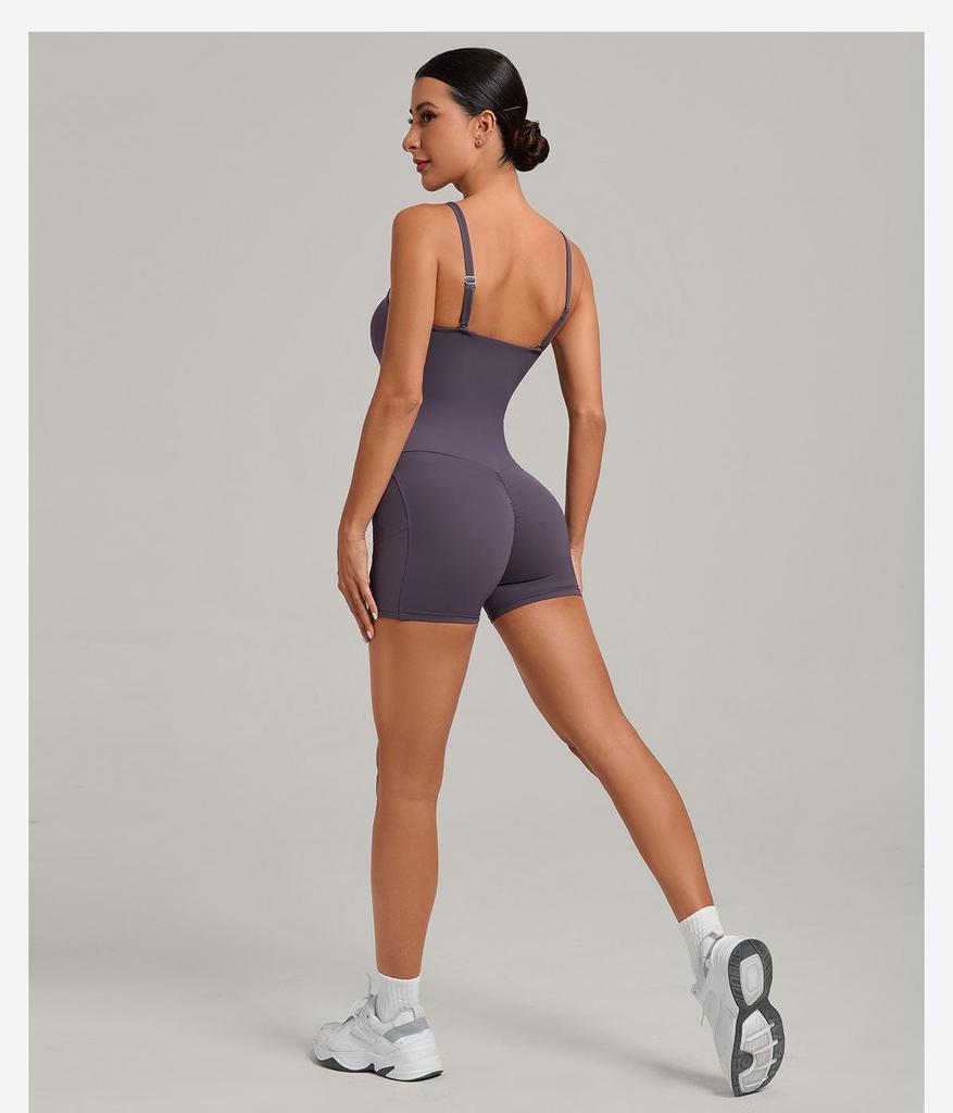 Women's Multi-Wear Yoga and Running Jumpsuit with Side Pockets