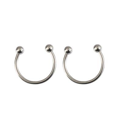 Ear Rings Corrosion Resistant Polished Earrings Body Jewelry Supplies Silver
